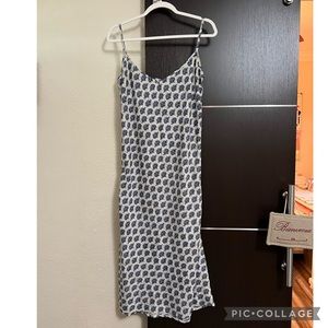 NWOT Made in India Silk Spaghetti Strap Dress